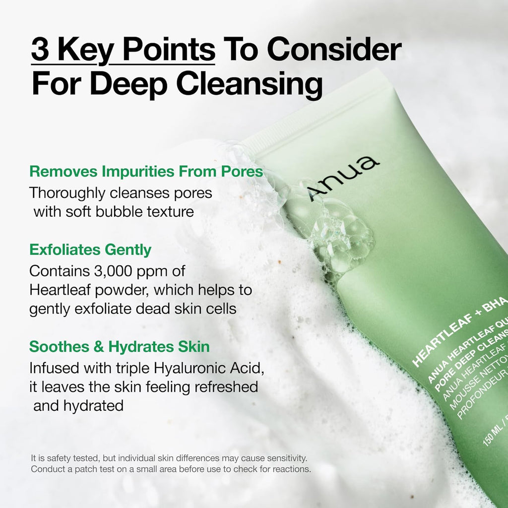 Heartleaf Quercetinol Pore Deep Cleansing Foam, 5.07 Fl.Oz